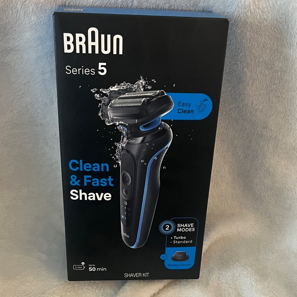 Series 5 Electric Shaver - Black and Blue NIB SEALED